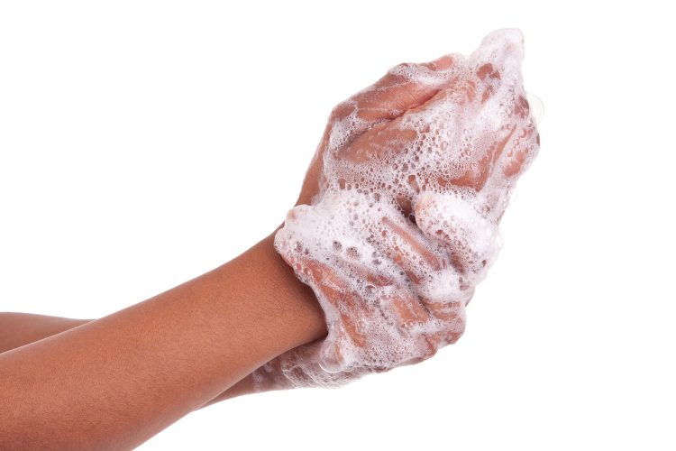 higiene de manos jabón