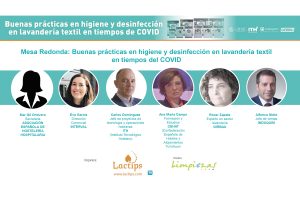 desinfección lavandería evento