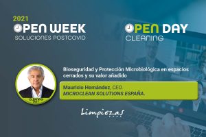 Mauricio Hernández, CEO de Microclean Solutions España. Cleaning Open Day.