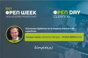 Enrique Canela, Marketing Manager de Vileda Professional. Cleaning Open Day.