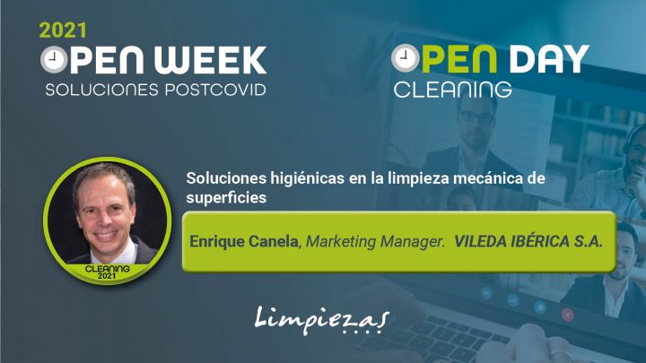 Enrique Canela, Marketing Manager de Vileda Professional. Cleaning Open Day.