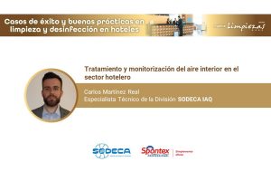 Carlos Martínez Real, especialista técnico de la División de Sodeca IAQ.