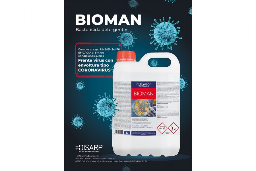 Bioman bactericida detergente disarp