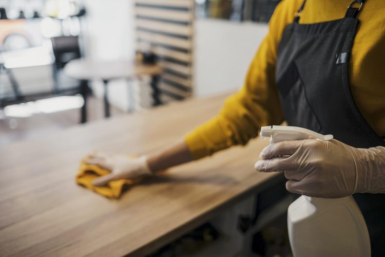 Limpieza, biocida, desinfectante, horeca, bar, cafetería