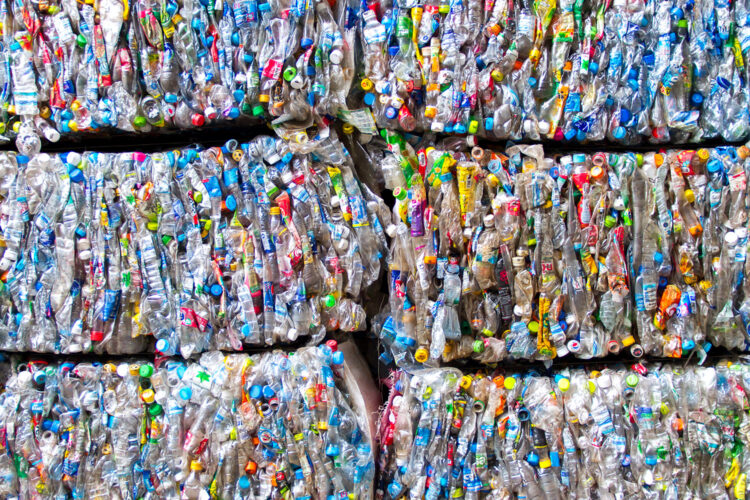 planta de reciclaje de plástico
