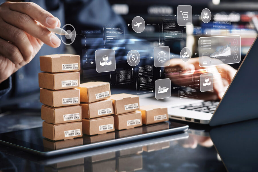Optimization of procurement or purchasing product order and service solution.Crm Customer Relationship management for global business connection.not ai generated