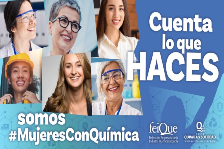 Cartel de la sexta edición de #MujeresConQuímica, iniciativa que busca visibilizar el talento femenino procedente de la Formación Profesional