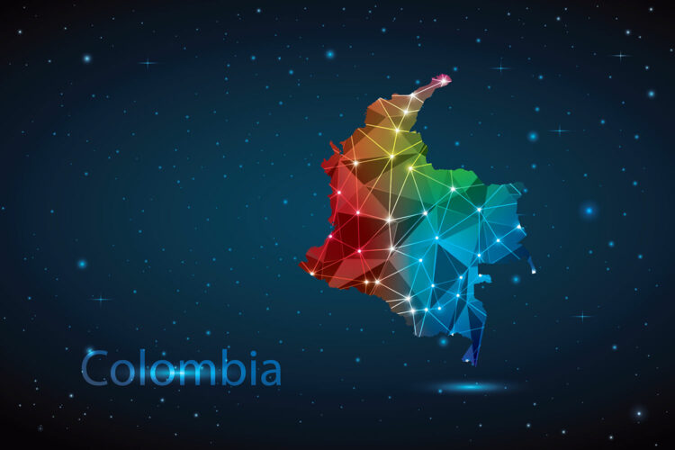 mapa digital de Colombia
