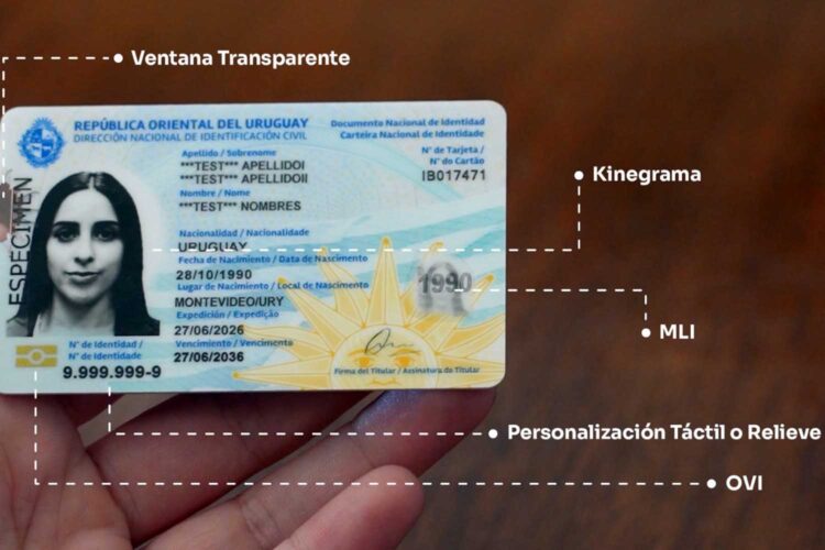 nuevo documento nacional de identidad (DNI) de Uruguay 2026
